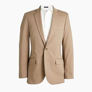 J Crew Suit Jacket Tan Brown 38R
